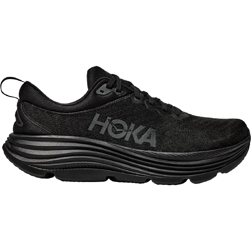 high-performance cross-training shoesWomen's Hoka Gaviota 5 Black/Black Mesh