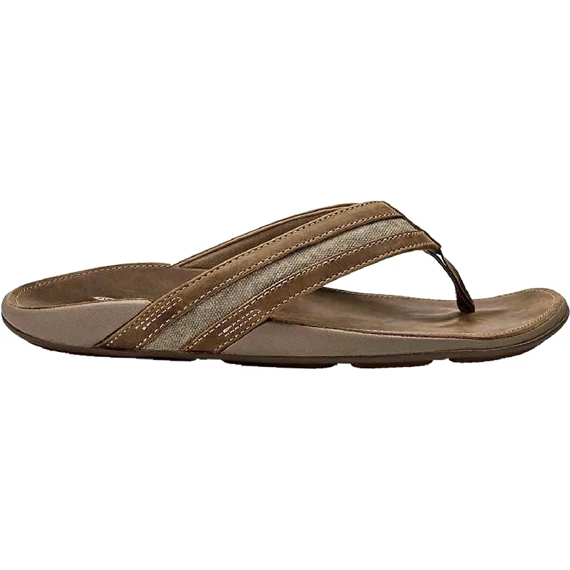 sandals with cushioned heelsMen's OluKai Ikoi Mustang Leather