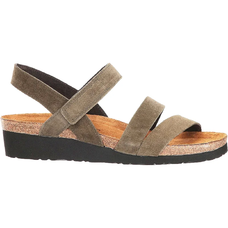 sandals for poolside adventuresWomen's Naot Kayla Olive Suede