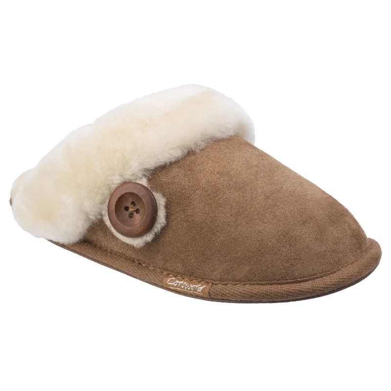 slippers for walking around insideslippers for men with faux fur lining -Cotswold Lechlade Slippers