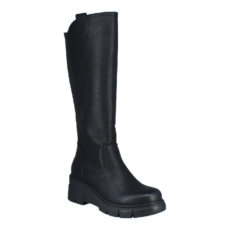 Comfortable boots with flexible soles for easy movementWestland 582604 Willey 04 Ladies Black Vegan Side Zip Knee High Boots