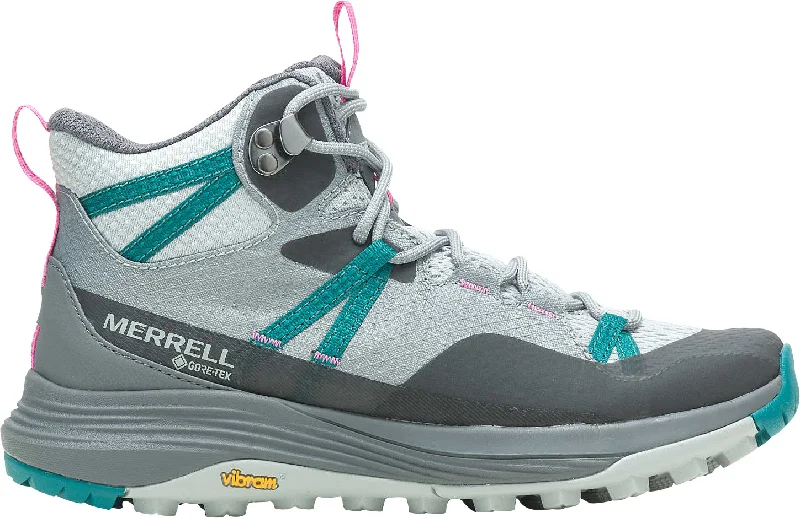 Boots with soft leather for a luxurious feelMerrell Siren 4 Mid GORE-TEX Womens Walking Boots - Grey