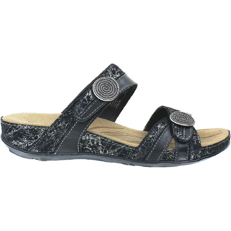 sandals for a day at the seasideWomen's Romika Fidschi 22 Black Juras Leather