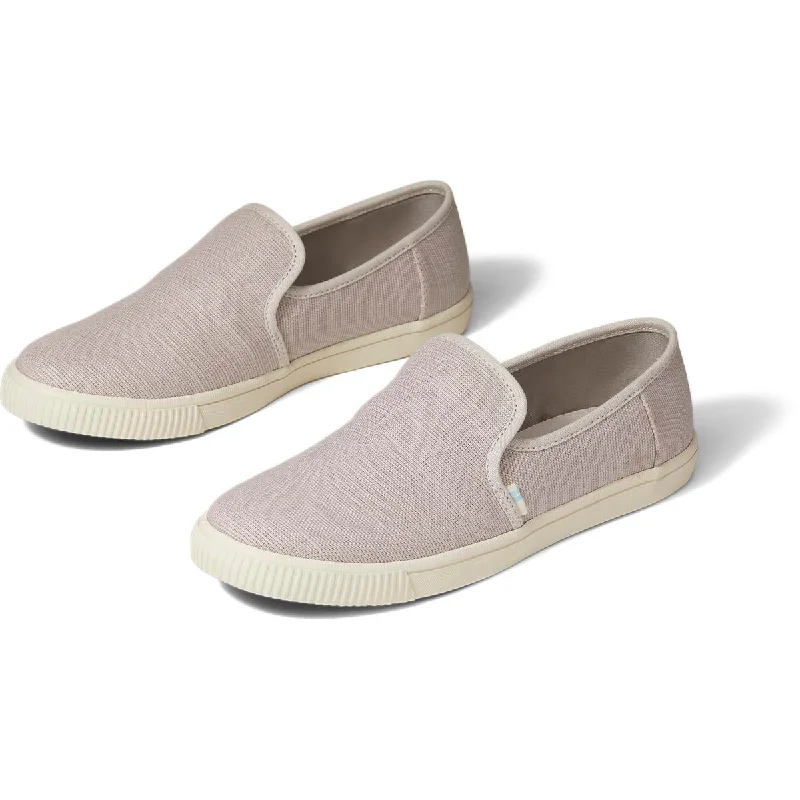 casual shoes with lightweight upper for summer wearToms Womens Clemente Canvas Slip On Casual Shoes