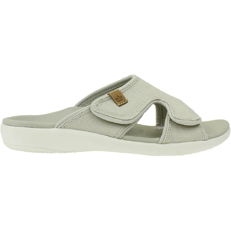 sandals for comfort in tropical climatesWomen's Spenco Kholo Believe Grey Synthetic