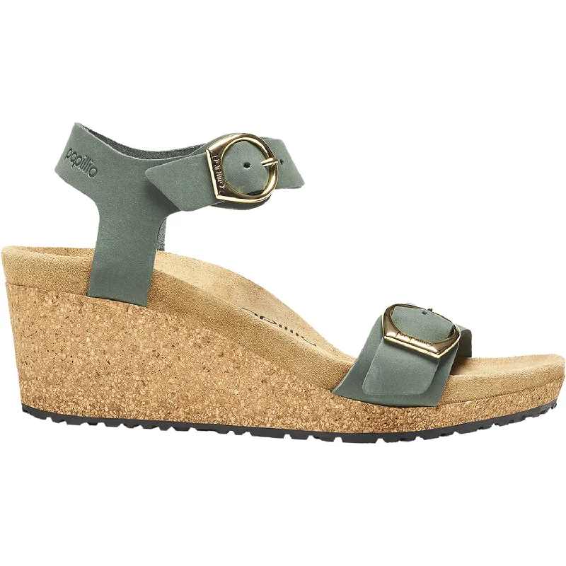 sandals with simple elegant designWomen's Birkenstock Papillio Soley Thyme Nubuck