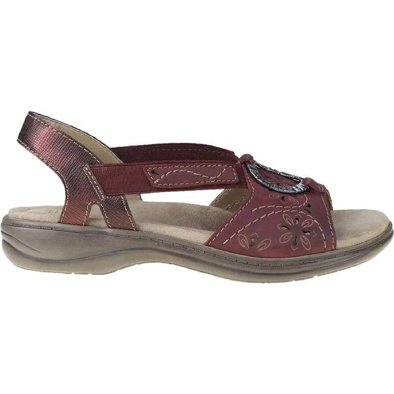 sandals for day trips to the beachWomen's Earth Sabrina Merlot Leather