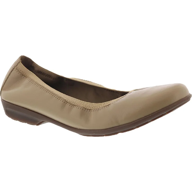 Comfortable flats with memory foam footbed for all-day wearComfortable flats for women with narrow feetFoley Womens Leather Slip-On Ballet Flats