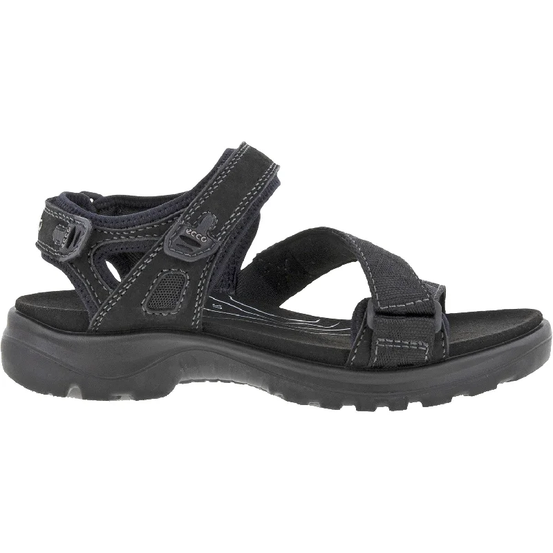 sandals for every summer dayWomen's Ecco Yucatan Coast Black Nubuck/Fabric