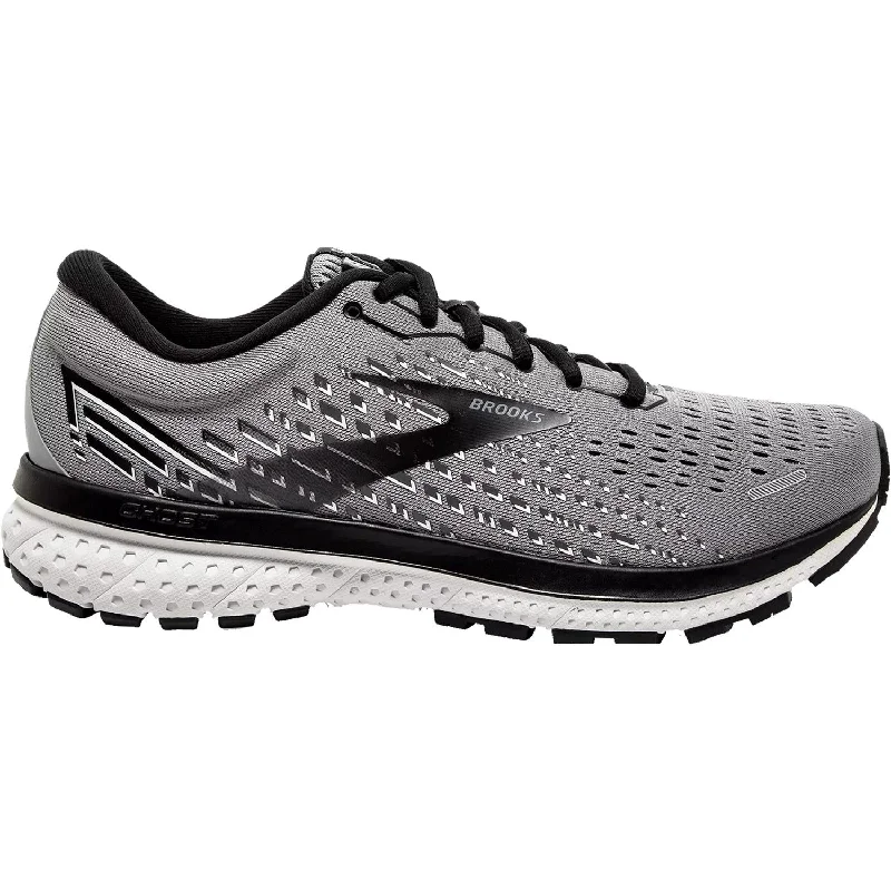 shoes for running with optimal traction for all surfacesMen's Brooks Ghost 13 Grey/Pearl/Black Mesh