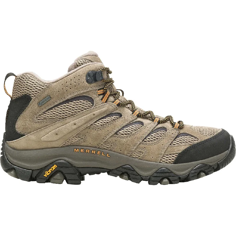 Boots with stylish stitching for a handcrafted feelMerrell Moab 3 Mid GORE-TEX Mens Walking Boots - Brown