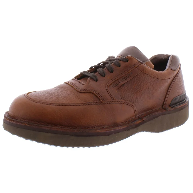 casual shoes with stylish lace-up design for secure fitWalkabout Mens Ultra-Walker Leather Comfort Casual Shoes