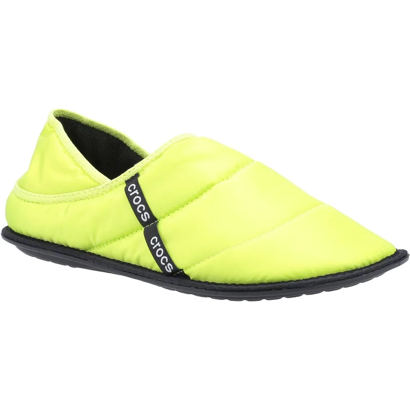 slippers for women with memory foamslippers for men with cushioned footbed -Crocs Neo Puff Slippers