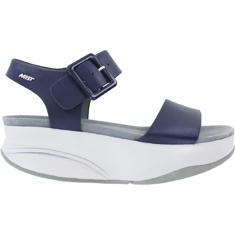 sandals with supportive cushioningWomen's MBT Manni 2 Dark Navy Leather