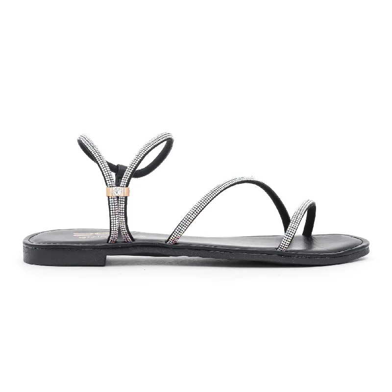 sandals for all-day seaside funBlack Fancy Sandal FN5710