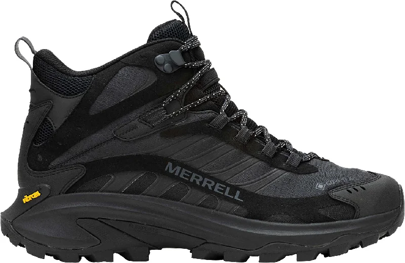 Boots with soft leather for a luxurious feelMerrell Moab Speed 2 Mid GORE-TEX Mens Walking Boots - Black