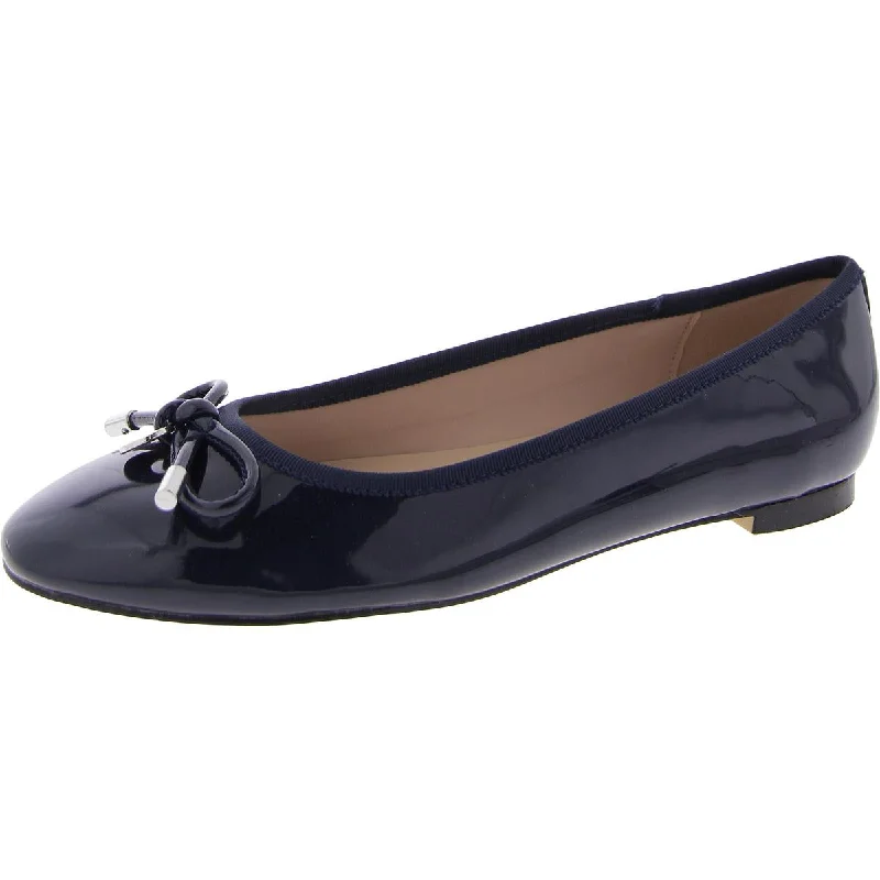 Flats with soft cotton lining for extra comfortStylish flats with unique accentsPAYLY 3 Womens Patent Leather Bow Ballet Flats