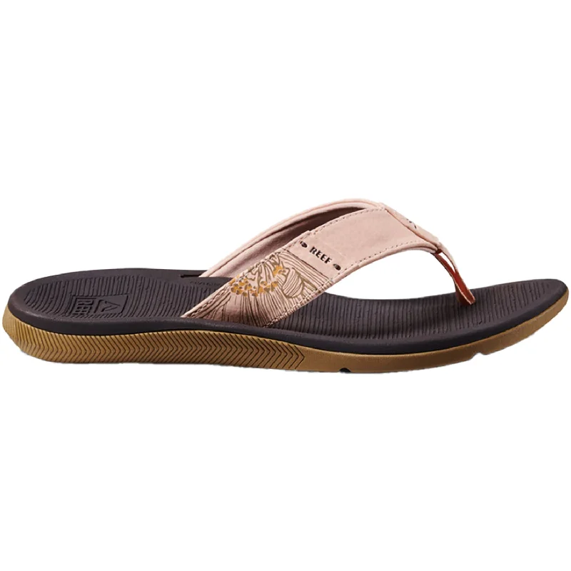 sandals for stylish casual looksWomen's Reef Santa Ana Peach Parfait Synthetic