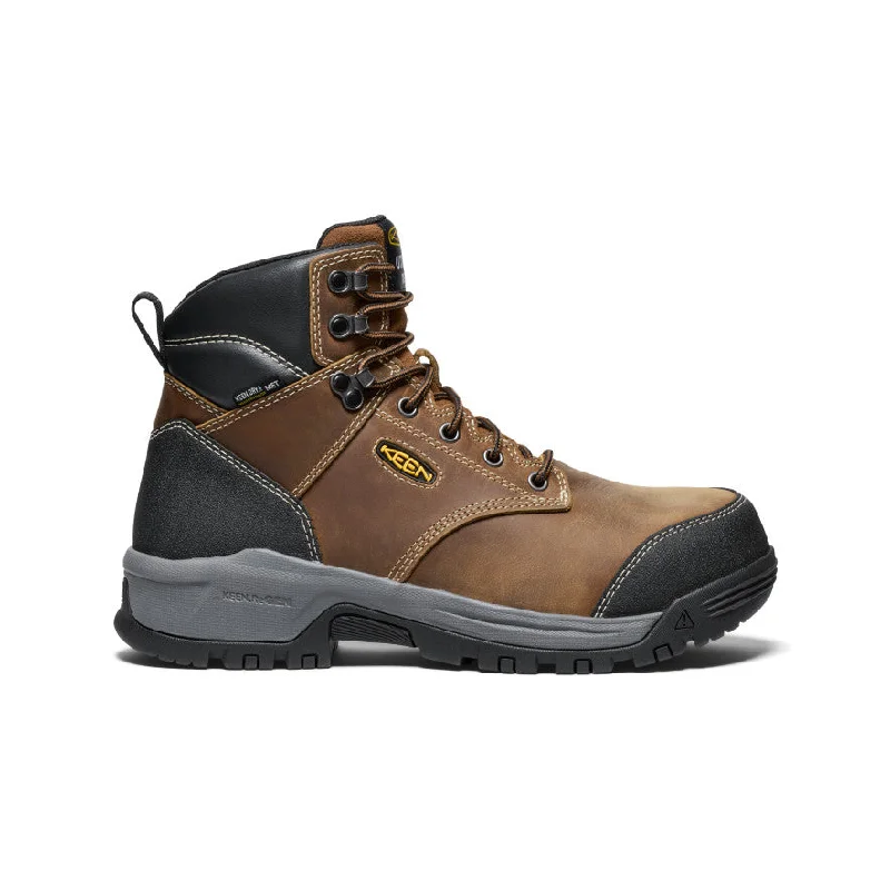 Boots with unique designs for a personalized styleMen's Evanston 6" Waterproof Boot INT MET (Carbon Toe)  |  Bison/Black