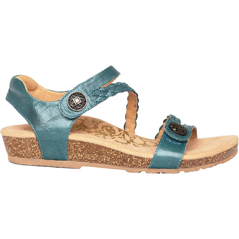 sandals for enjoying the summer sunWomen's Aetrex Jillian Teal Leather