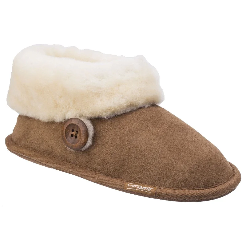 slippers for all-day comfortslippers for women with soft fleece lining -Cotswold Wotton Sheepskin Slippers