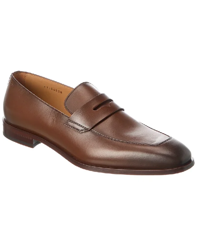 loafers for women with smooth suede material for a soft touch-Hugo Boss Lisbon Leather Loafer