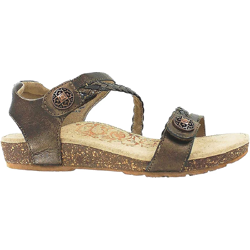 sandals for quick beach walksWomen's Aetrex Jillian Bronze Leather