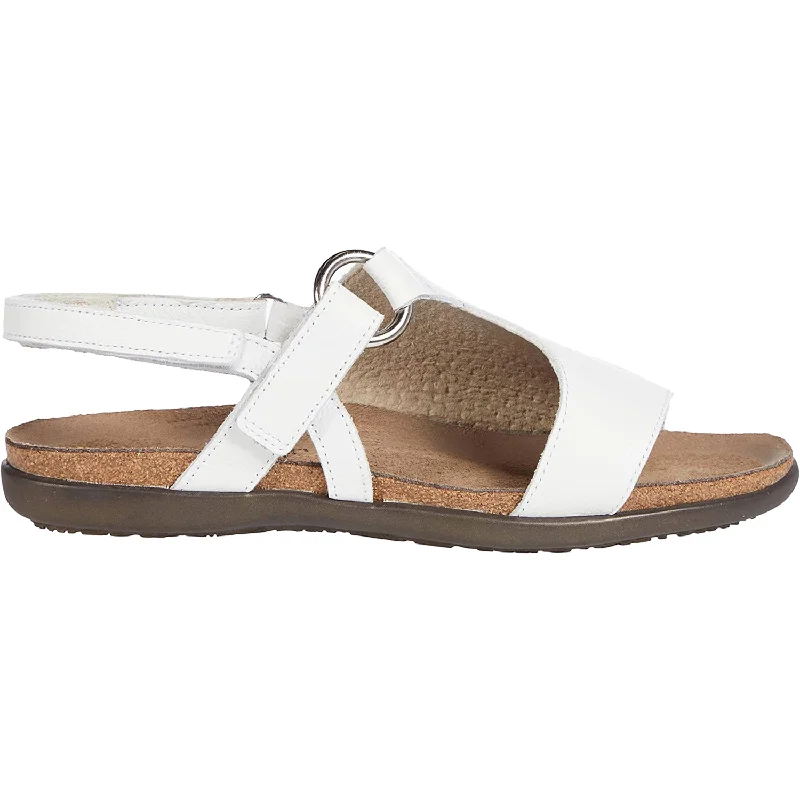 casual sandals for everyday wearWomen's Naot Olivia Soft White Leather