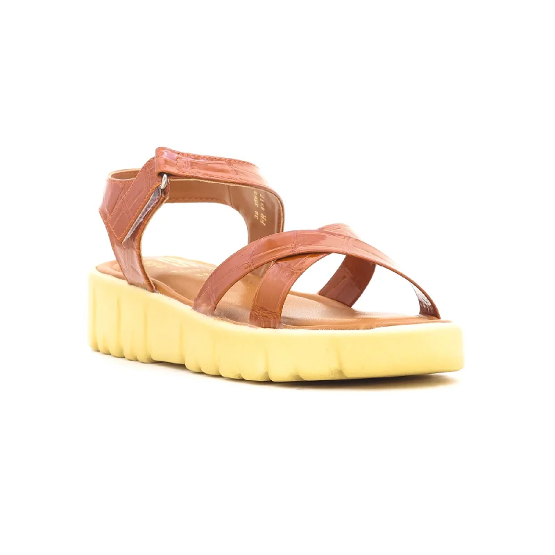 sandals with wide straps for extra comfortMustard Formal Sandal FR4917