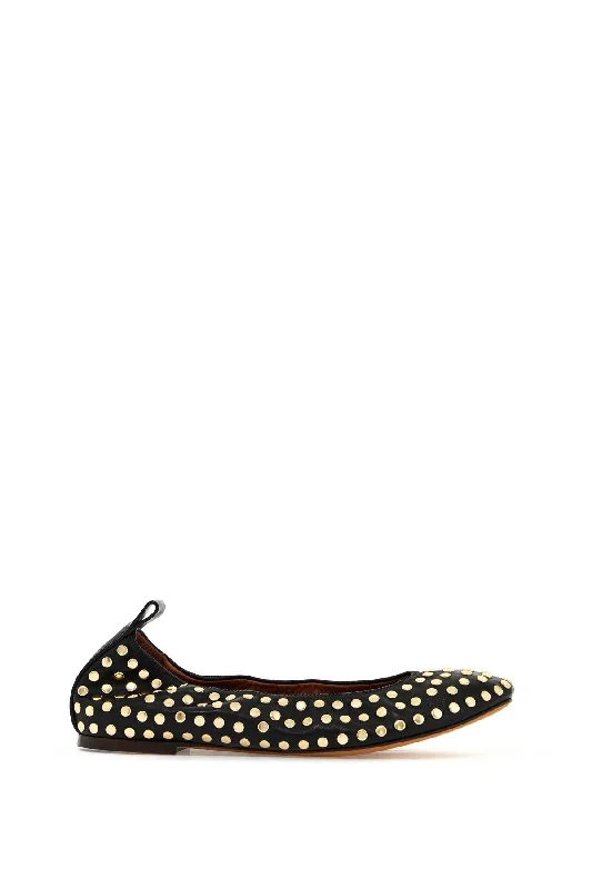 Flats with a rounded heel for a modern twistFlats for women with a sleek, elegant designLanvin Women's Studded Ballet Flats