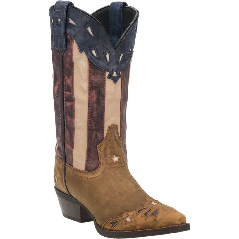 Boots with unique embroidery for a personal touchLaredo Women's Keyes Stars And Stripes Boots 52165