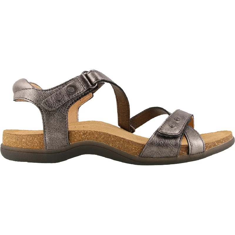 sandals for city strollsWomen's Taos Grand Z Pewter Leather