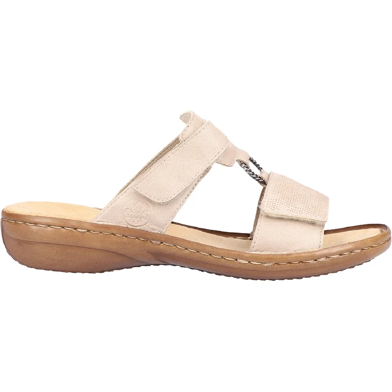 sandals for summer picnicsWomen's Rieker 60885-62 Regina 85 Ginger Synthetic