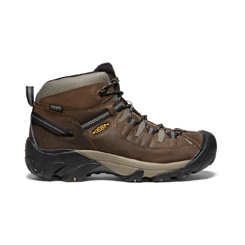 Comfortable boots with extra support for long-lasting wearMen's Targhee II Mid Waterproof Hiking Boots  |  Shitake/Brindle