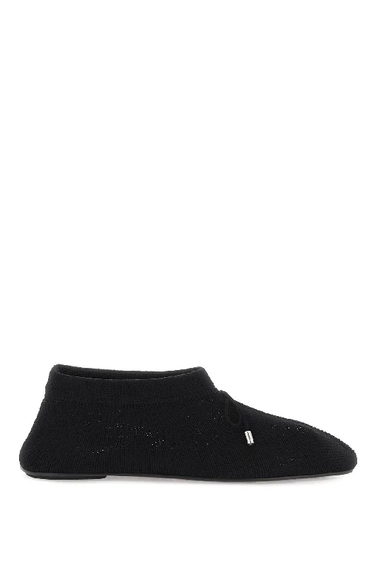 Flats with a buckle design for a stylish and functional touchComfortable flats with extra padding and arch supportToteme Knitted Ballet Flats