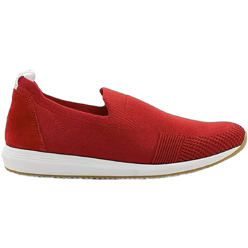 athletic shoes for casual wear with athletic featuresWomen's Ara Leena 2 Red Wovenstretch