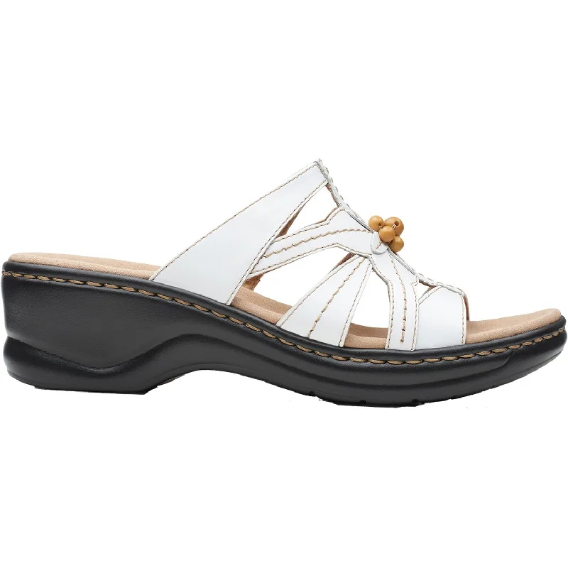 sandals for day trips to the beachWomen's Clarks Lexi Myrtle 2 White Leather