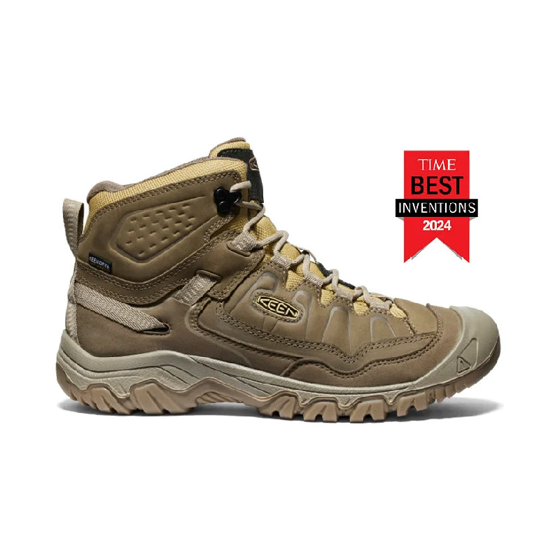 Trendy boots with bold, geometric patternsMen's Targhee IV Waterproof Hiking Boot  |  Canteen/Khaki