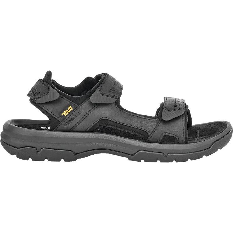 best sandals for walking toursMen's Teva Langdon Sandal True Black Leather