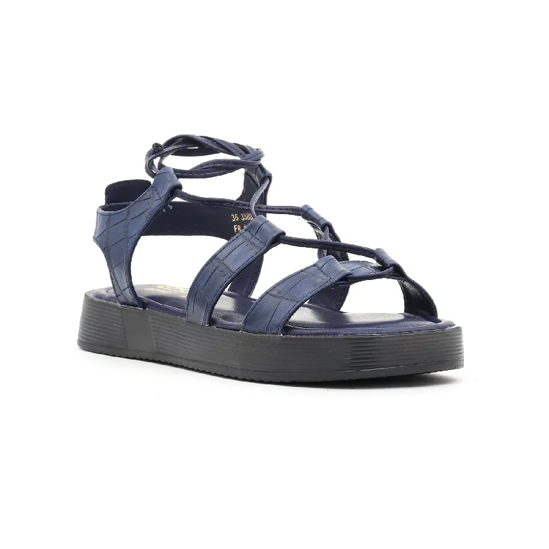 sandals with extra toe cushioningNavy Formal Sandal FR5074