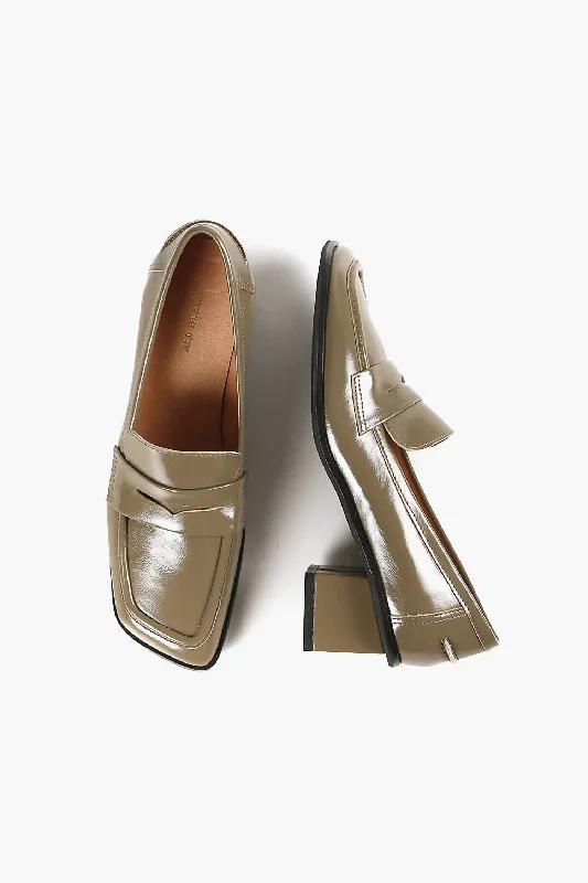 loafers for women with chic and versatile style for various outfits-Angle Loafer Princess In Khaki