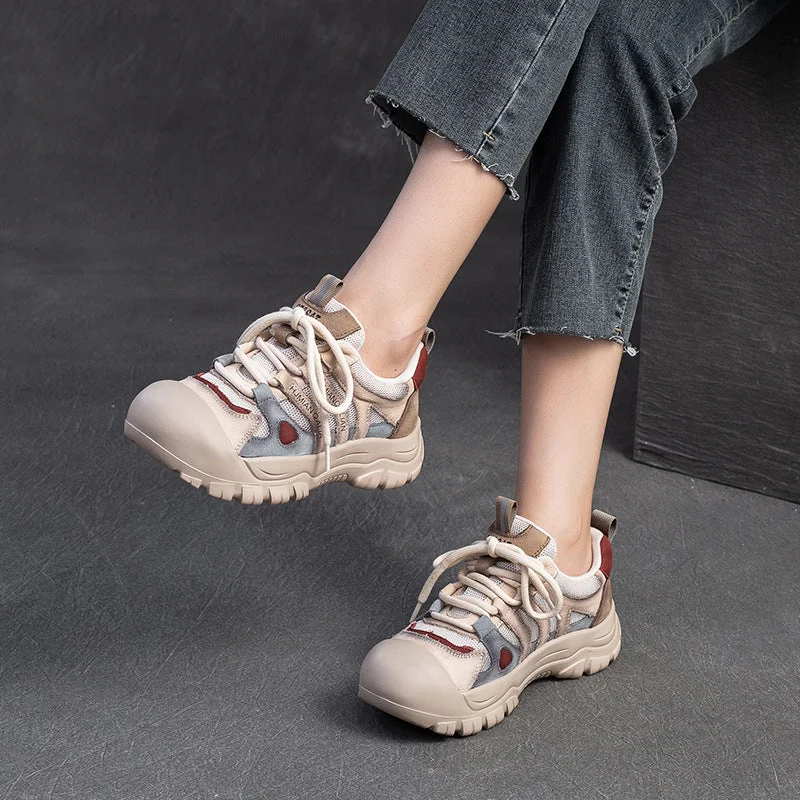 casual shoes with fun details like tassels or fringingWomen Retro Patchwork Breathable Casual Shoes