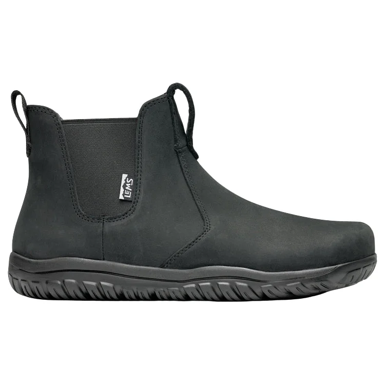 Trendy boots with side straps for a customizable fitLems Chelsea Boot Waterproof Obsidian