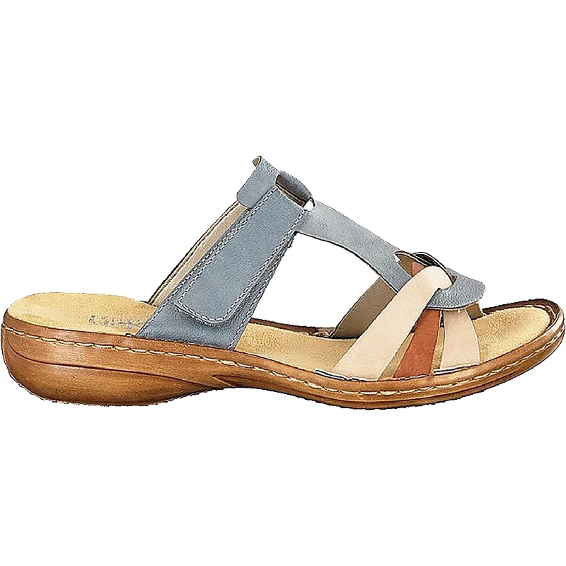 sandals for casual evening outingsWomen's Rieker 608A8-12 Regina A8 Adria/Nude/Cayenne Synthetic