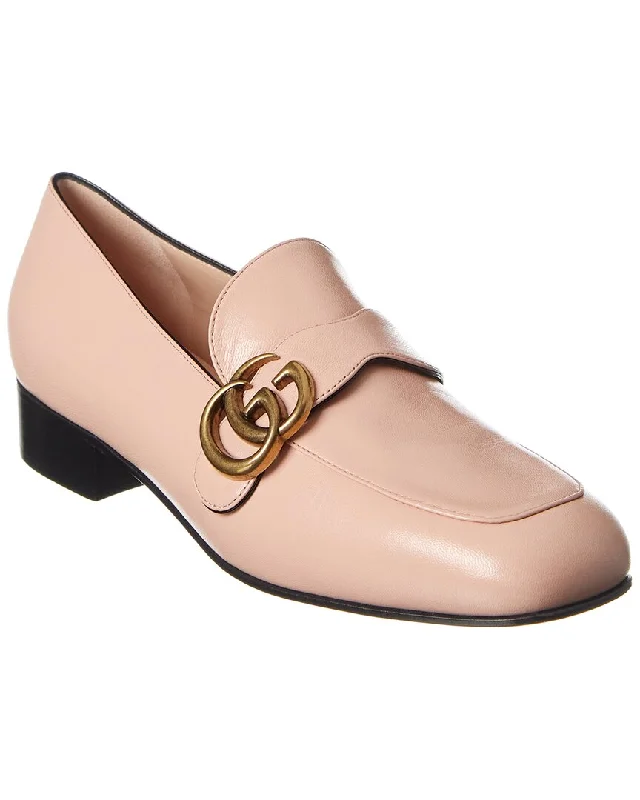 loafers for women with comfortable footbed for superior support-Gucci Double G Leather Loafer