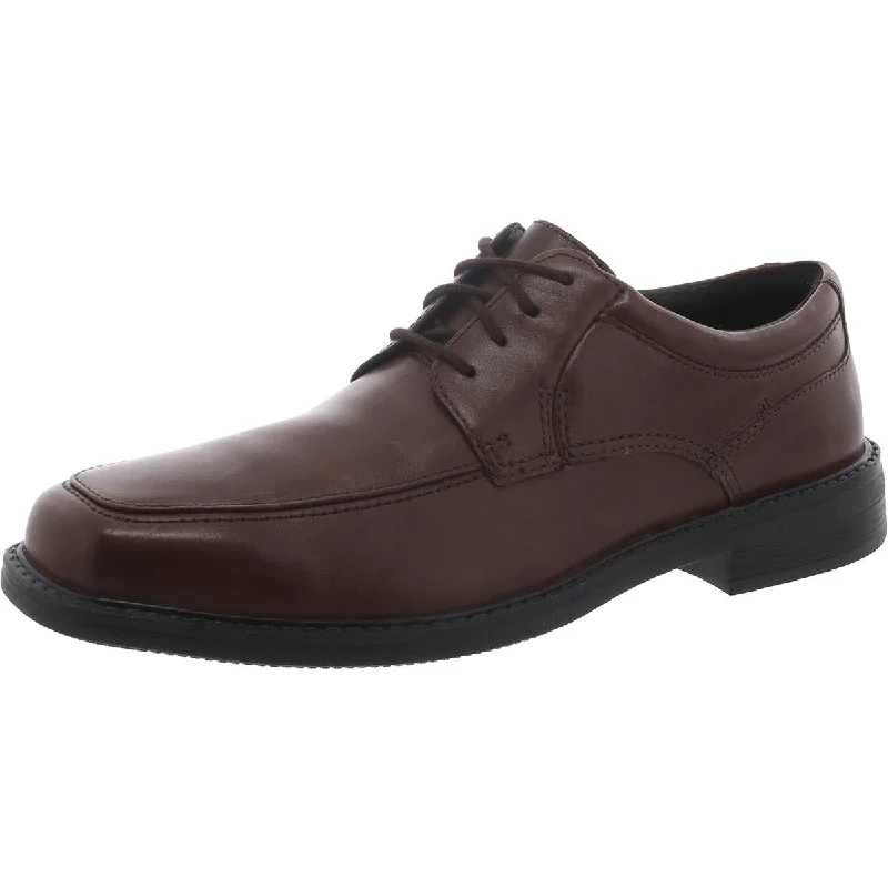 Unstructured by Clarks Mens Un Aldric Park Leather Lace-Up Oxfords