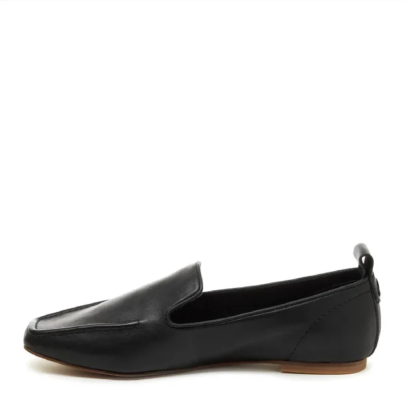 loafers for women with pointed toe for a sleek look-Women's Finley Loafer In Black Nappa 001