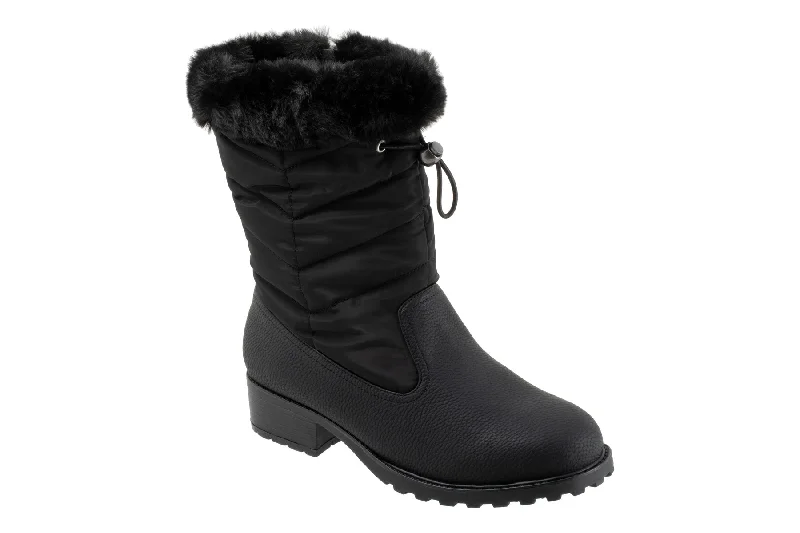 Comfortable boots with elastic sides for easy wearBryce