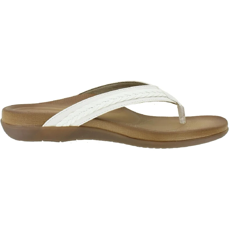 sandals for tropical weather adventuresWomen's Aetrex Emmy White Synthetic