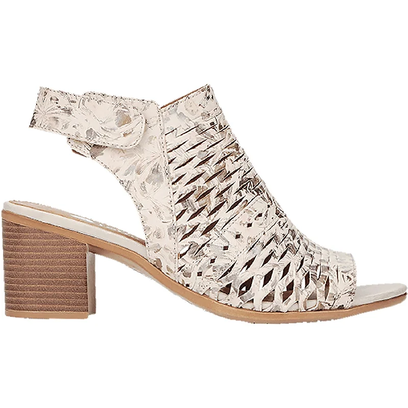 sandals for lounging in the sunWomen's Remonte D2170-60 Maryjane 70 Beige Metallic Leather